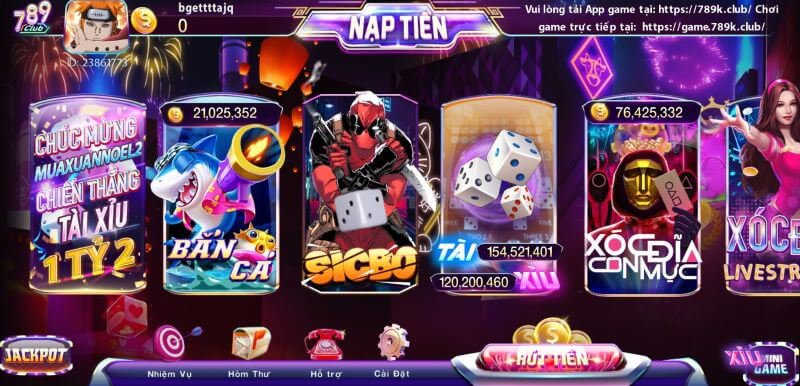 789 Club - Game bài tặng vốn khởi nghiệp lên đến 100K