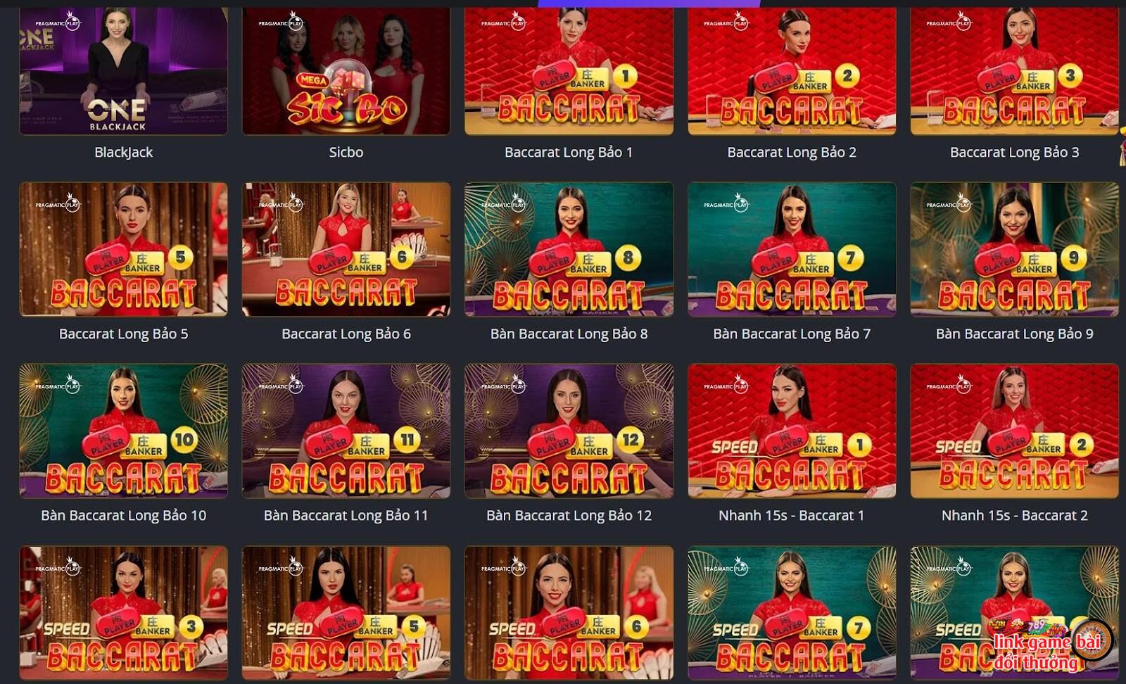 Sảnh cược live casino Pragmaticplay thiết kế chuyên nghiệp hiện đại