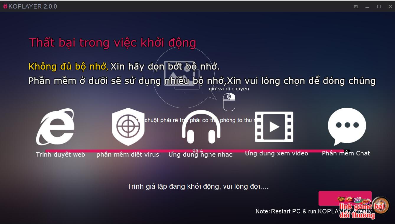 Để cài đặt app Win79, bạn hãy click vào “Trình duyệt web”