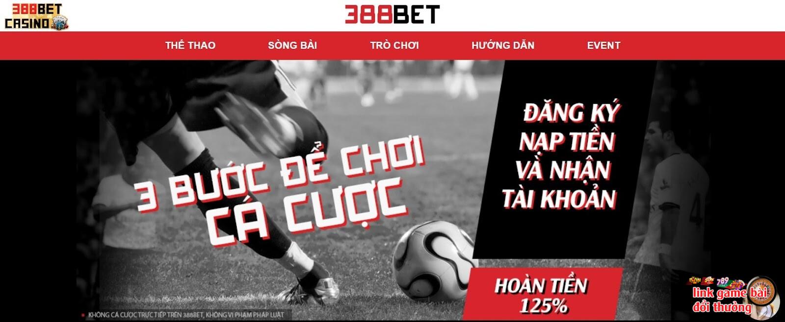 388bet được nhận xét là địa chỉ nhà cái đáng tin cậy hiện nay 