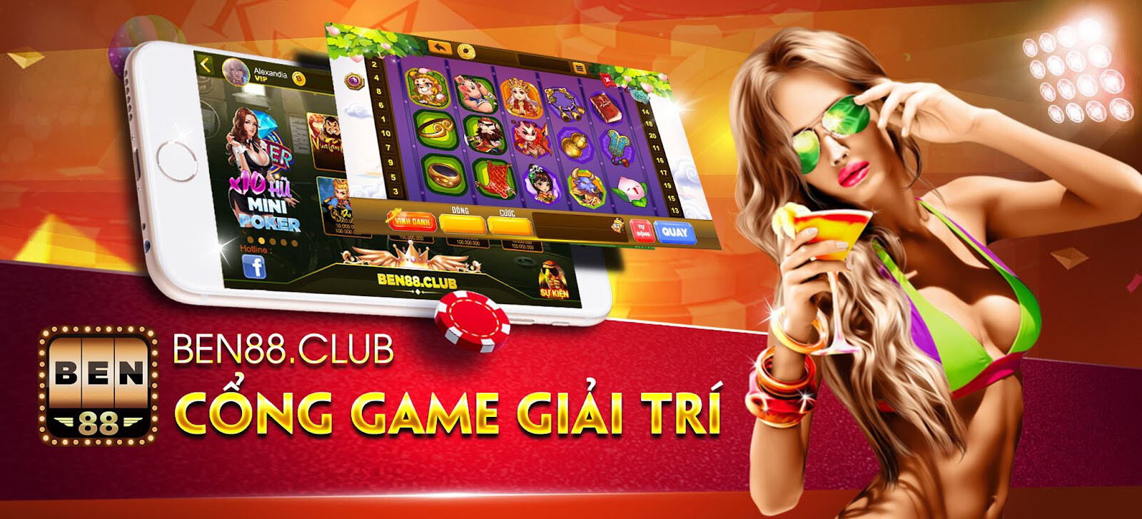 Giao diện cổng game Ben88 Club