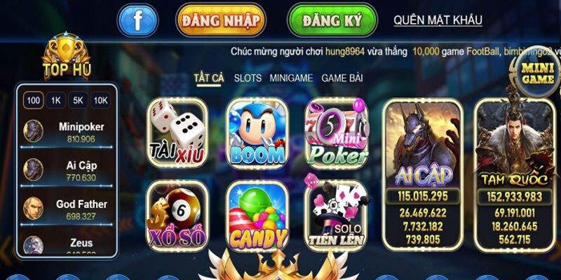 Giao diện cổng game Loc88 Club